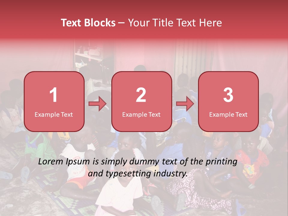 Poverty Race Infancy PowerPoint Template