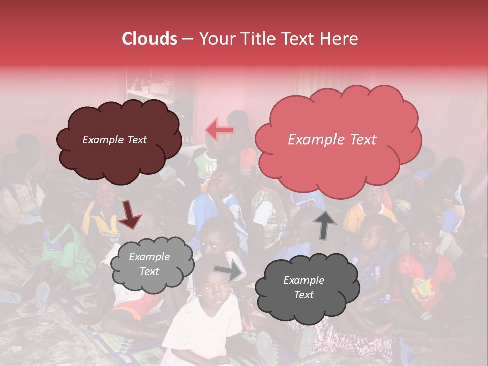 Poverty Race Infancy PowerPoint Template