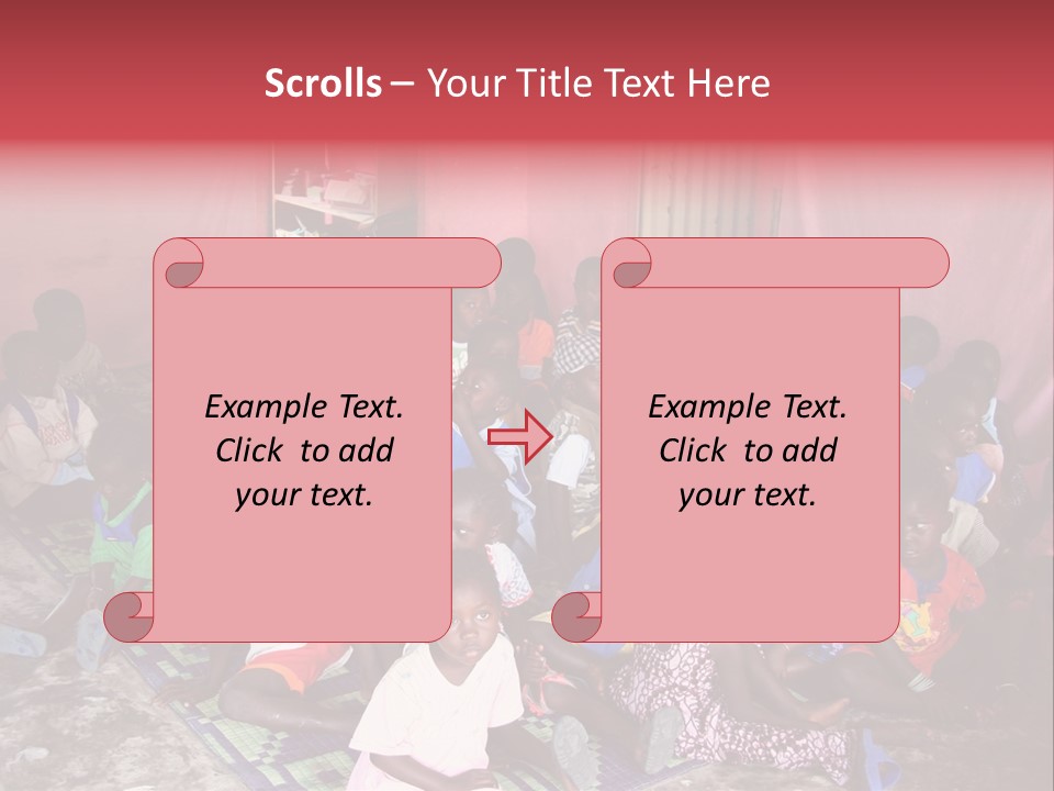 Poverty Race Infancy PowerPoint Template