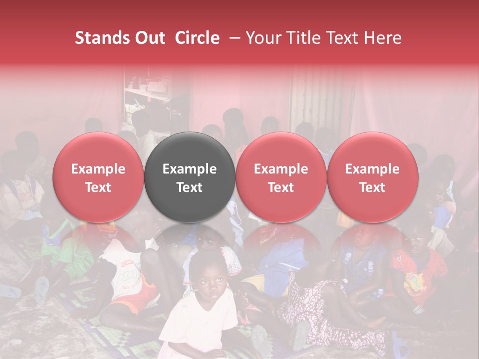 Poverty Race Infancy PowerPoint Template
