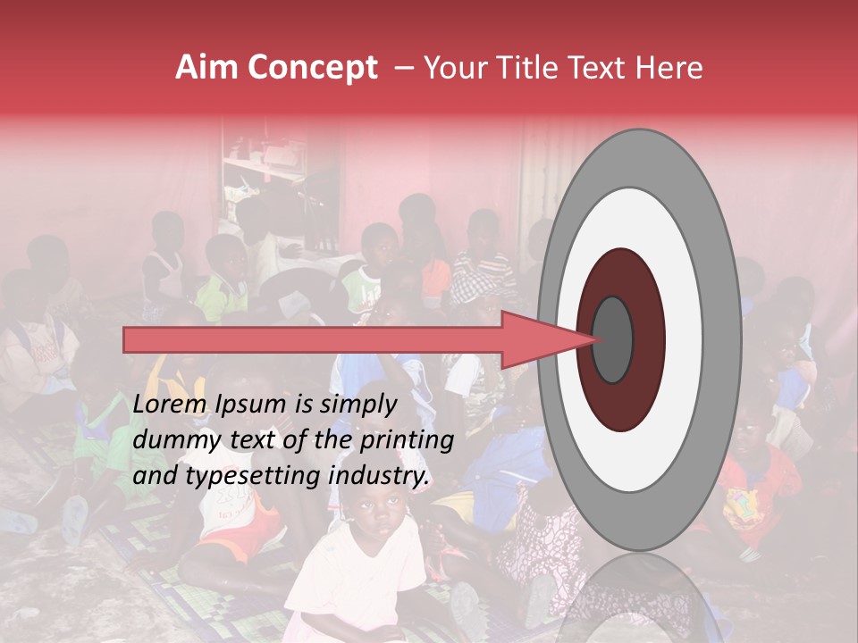 Poverty Race Infancy PowerPoint Template