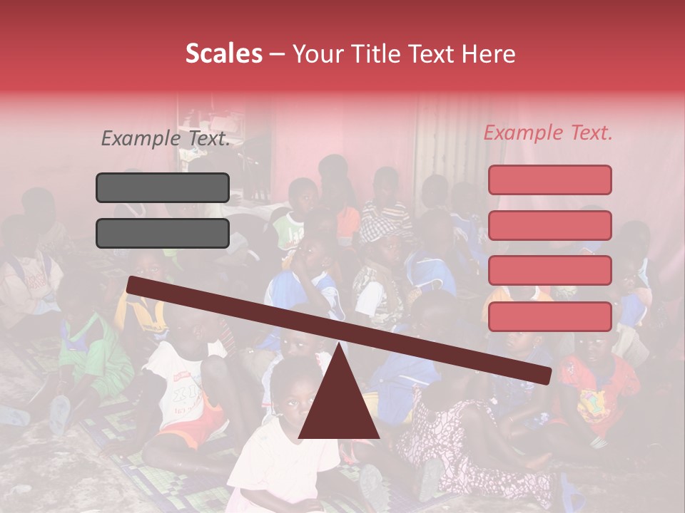 Poverty Race Infancy PowerPoint Template