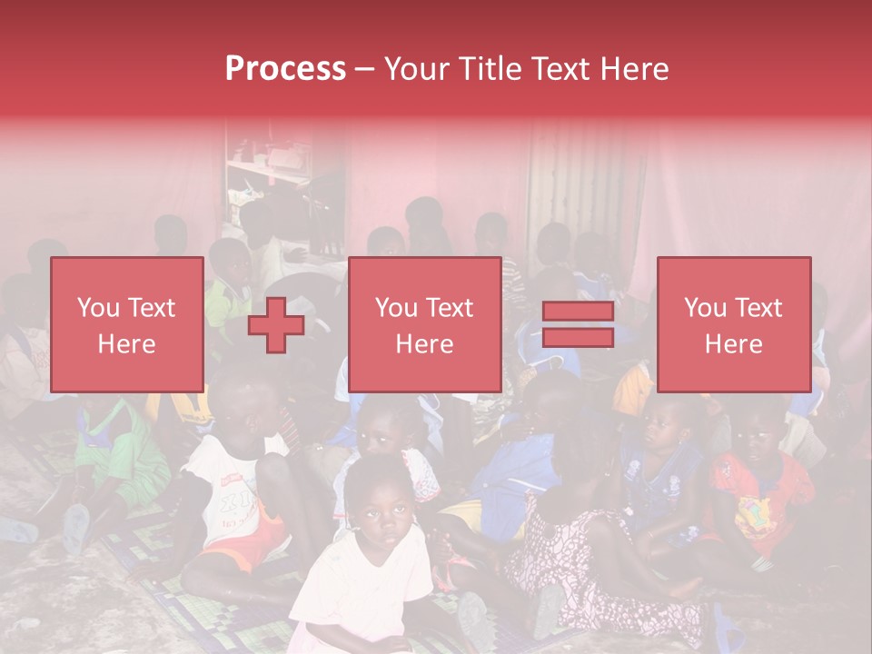 Poverty Race Infancy PowerPoint Template