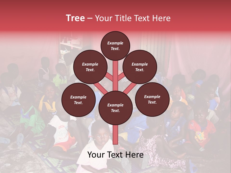 Poverty Race Infancy PowerPoint Template