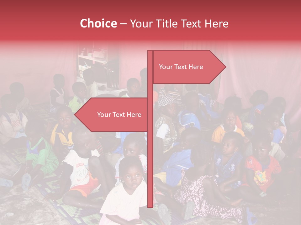 Poverty Race Infancy PowerPoint Template