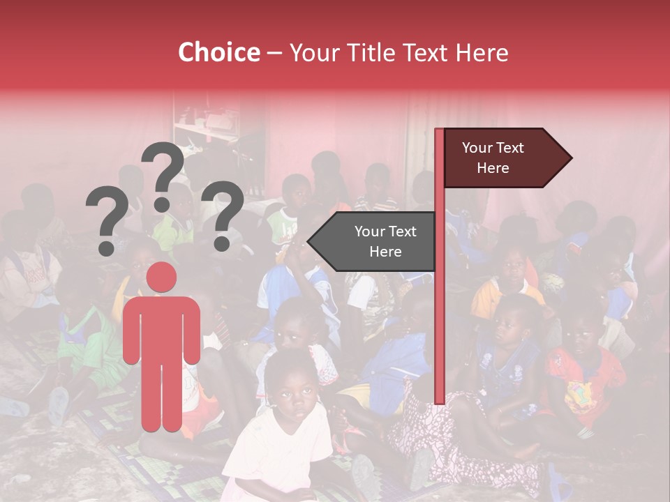 Poverty Race Infancy PowerPoint Template