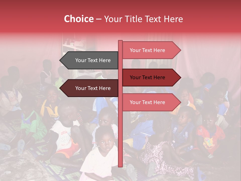 Poverty Race Infancy PowerPoint Template