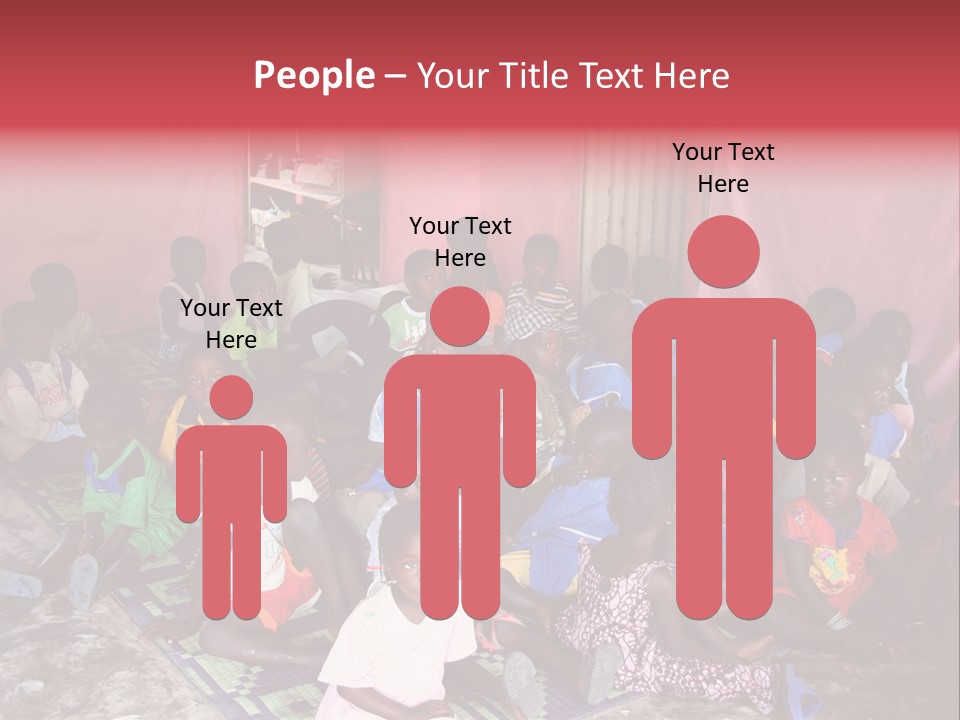 Poverty Race Infancy PowerPoint Template