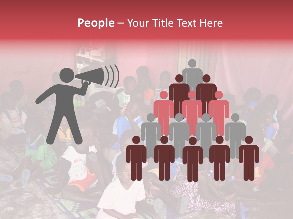 Poverty Race Infancy PowerPoint Template