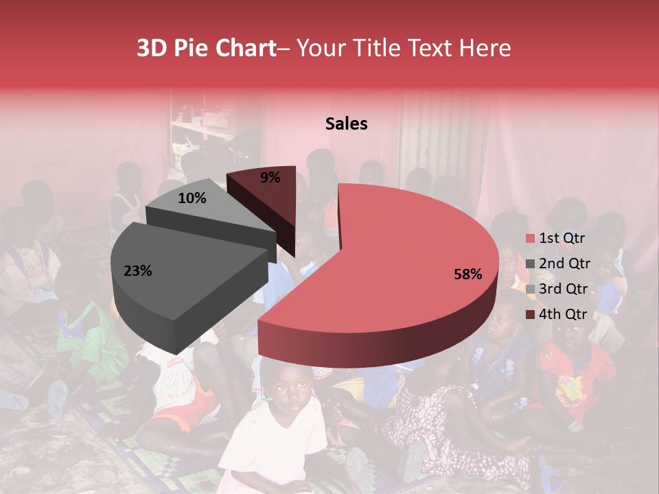 Poverty Race Infancy PowerPoint Template