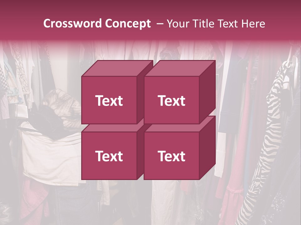 Stuff Dress Hanger PowerPoint Template