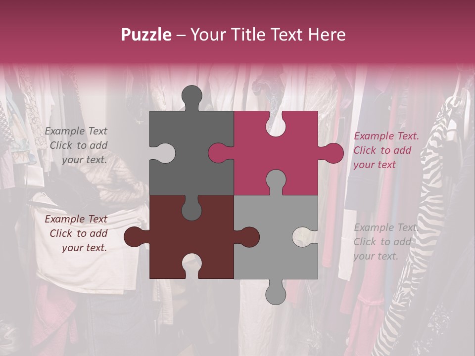 Stuff Dress Hanger PowerPoint Template