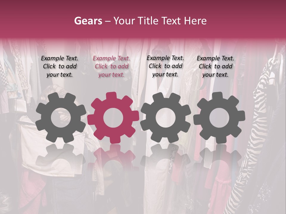 Stuff Dress Hanger PowerPoint Template