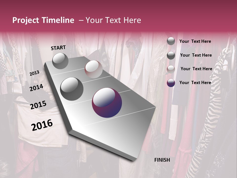 Stuff Dress Hanger PowerPoint Template