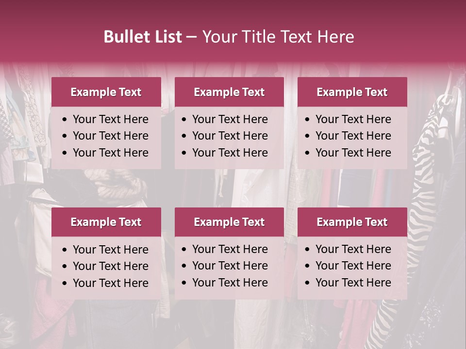 Stuff Dress Hanger PowerPoint Template