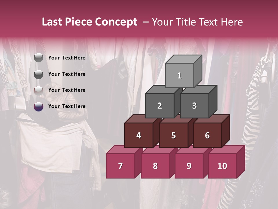 Stuff Dress Hanger PowerPoint Template