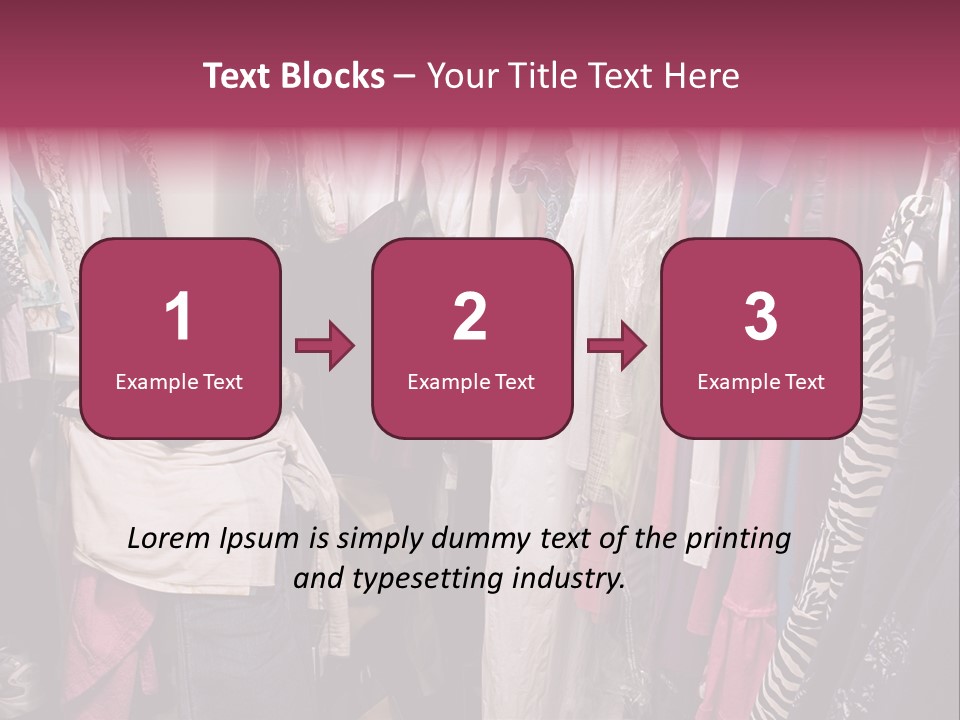 Stuff Dress Hanger PowerPoint Template