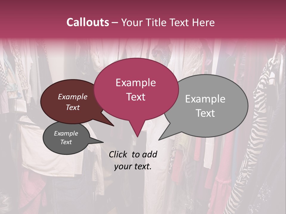 Stuff Dress Hanger PowerPoint Template