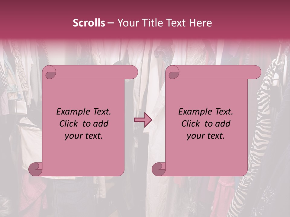 Stuff Dress Hanger PowerPoint Template