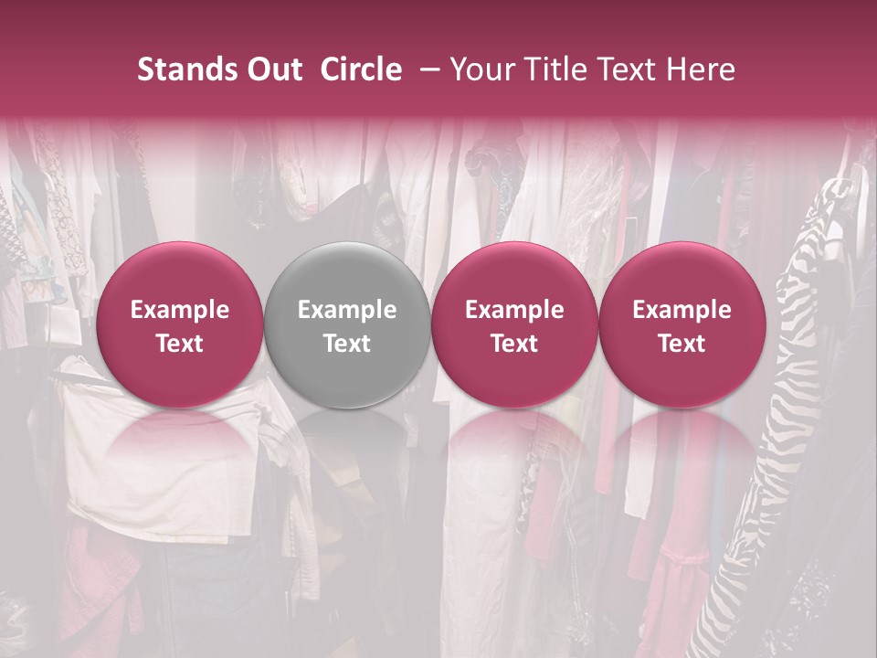 Stuff Dress Hanger PowerPoint Template