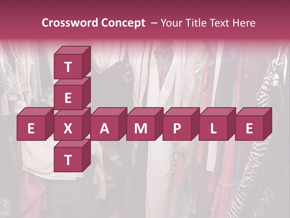 Stuff Dress Hanger PowerPoint Template