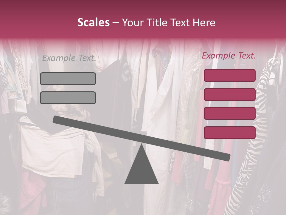 Stuff Dress Hanger PowerPoint Template