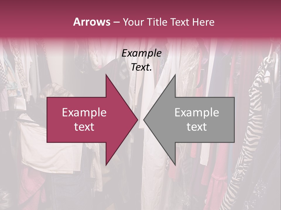 Stuff Dress Hanger PowerPoint Template