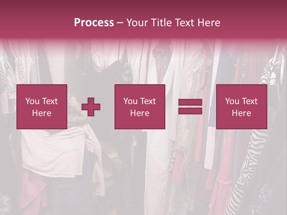 Stuff Dress Hanger PowerPoint Template