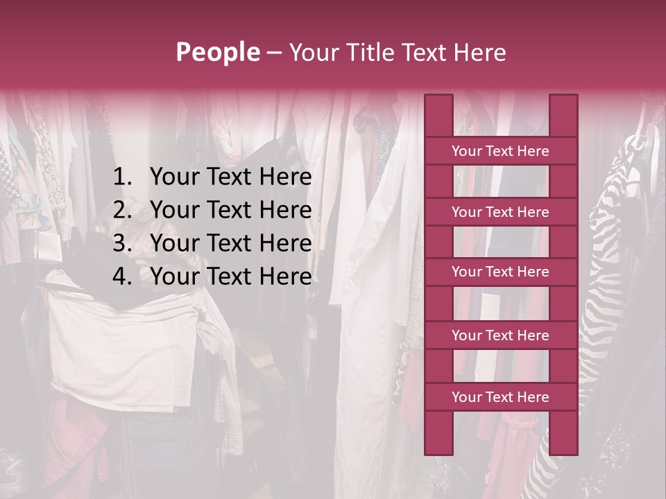 Stuff Dress Hanger PowerPoint Template