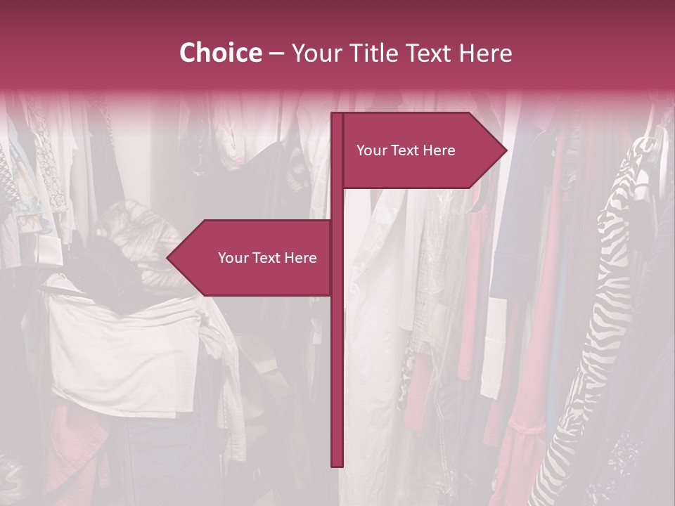 Stuff Dress Hanger PowerPoint Template