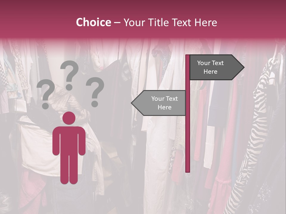 Stuff Dress Hanger PowerPoint Template