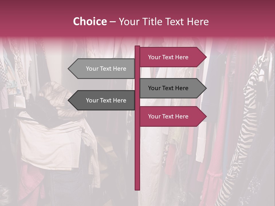 Stuff Dress Hanger PowerPoint Template