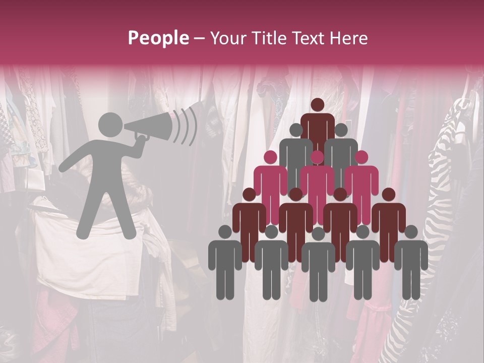 Stuff Dress Hanger PowerPoint Template