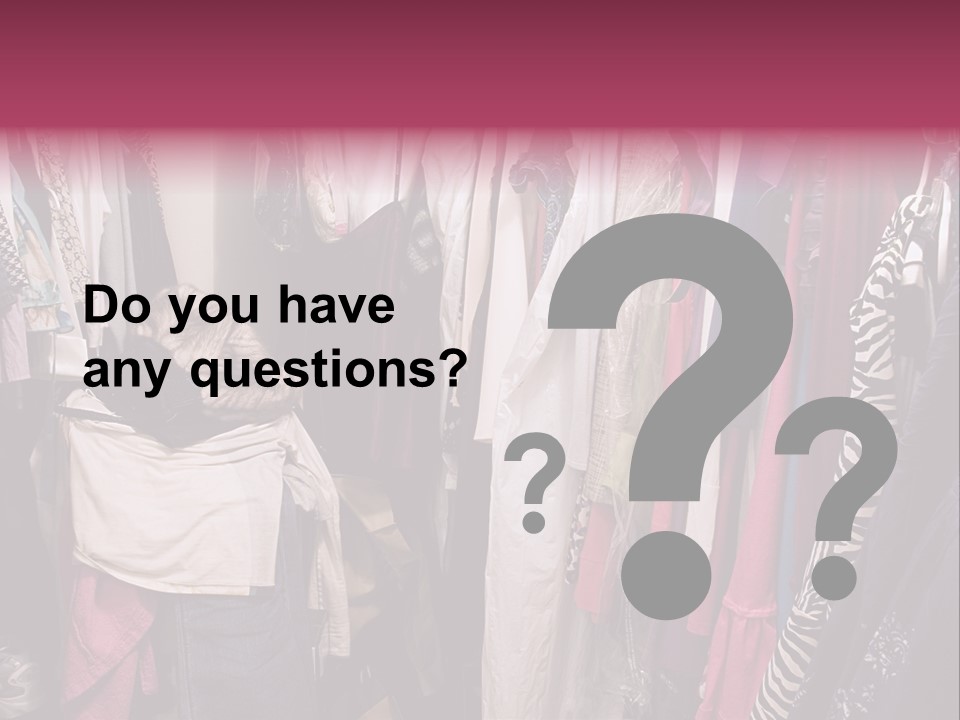 Stuff Dress Hanger PowerPoint Template