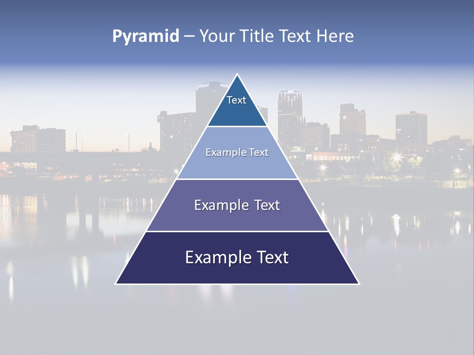 Fall Morning Skyscraper PowerPoint Template