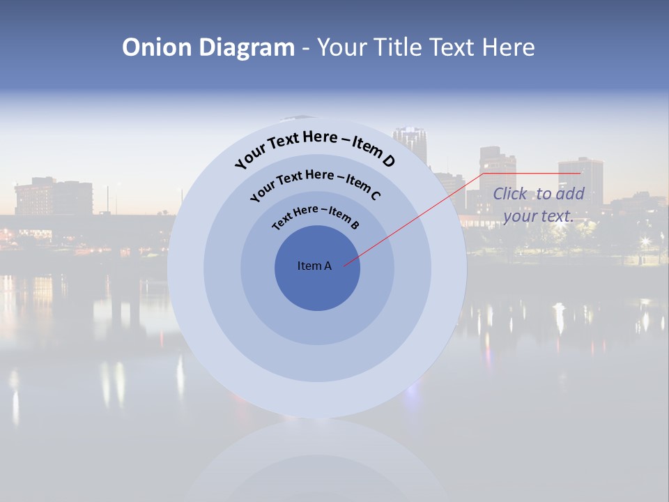 Fall Morning Skyscraper PowerPoint Template