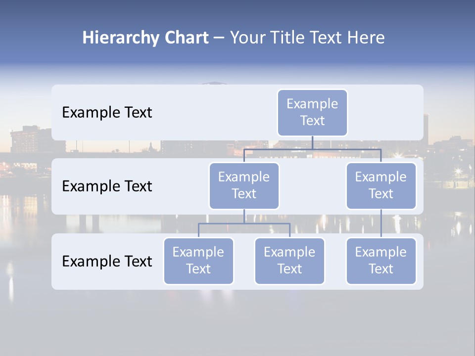 Fall Morning Skyscraper PowerPoint Template