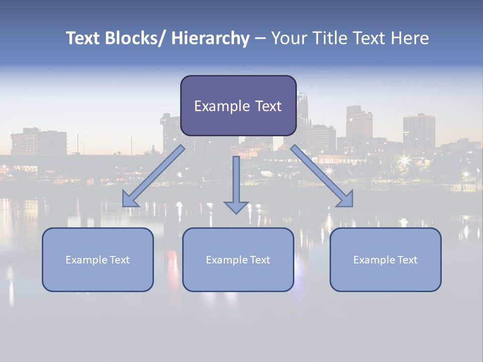 Fall Morning Skyscraper PowerPoint Template