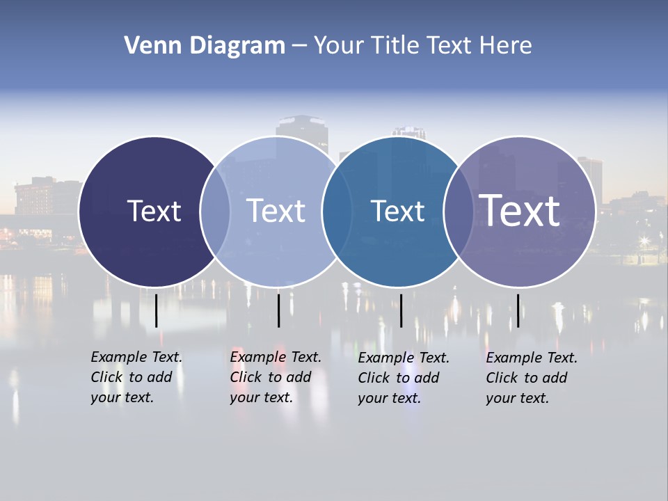 Fall Morning Skyscraper PowerPoint Template