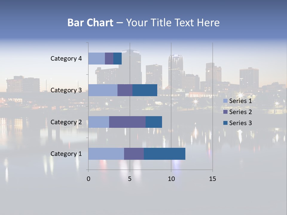 Fall Morning Skyscraper PowerPoint Template