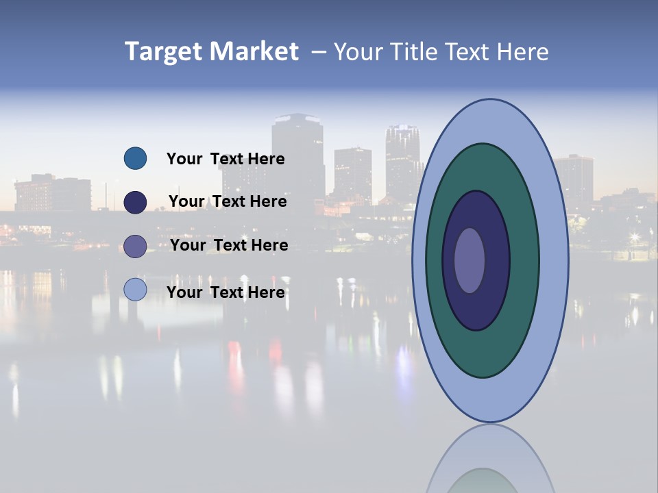 Fall Morning Skyscraper PowerPoint Template