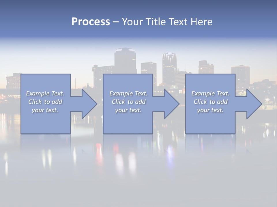 Fall Morning Skyscraper PowerPoint Template