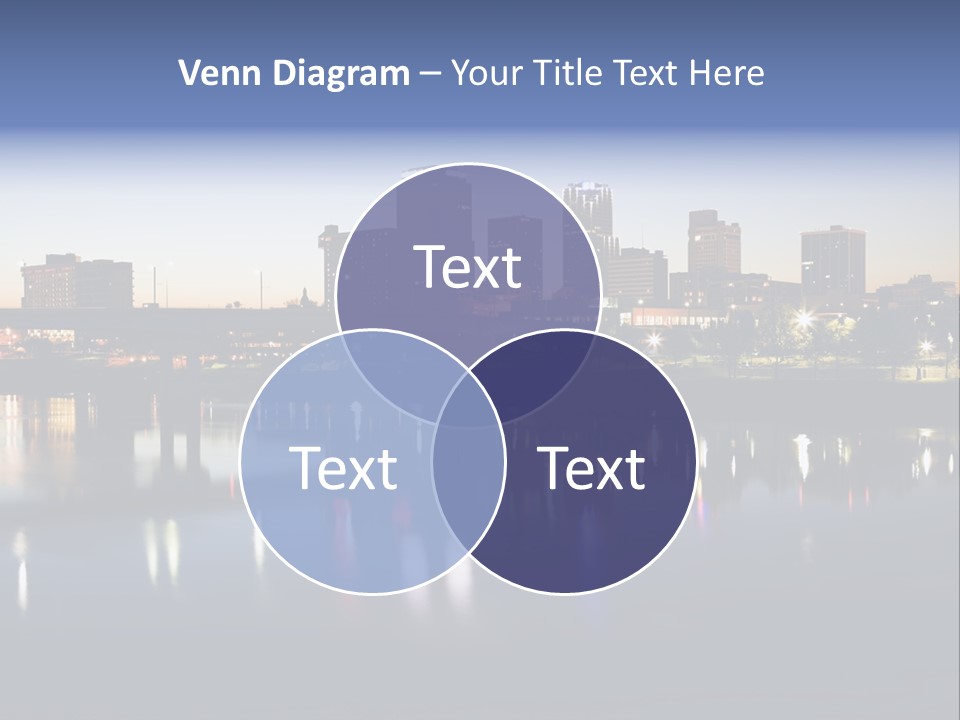 Fall Morning Skyscraper PowerPoint Template