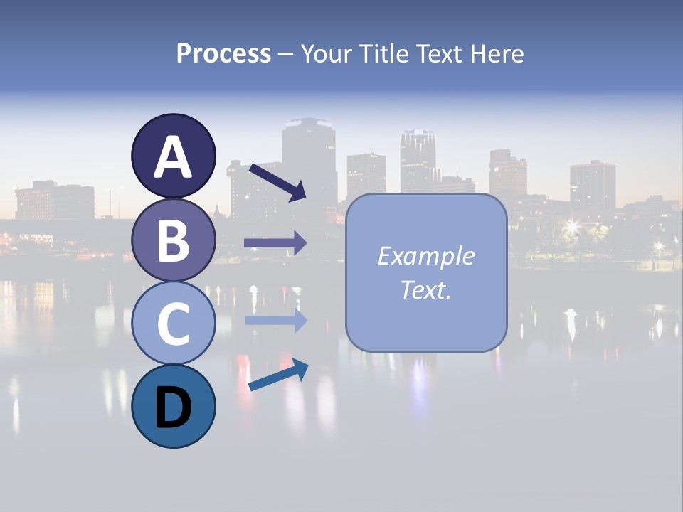 Fall Morning Skyscraper PowerPoint Template