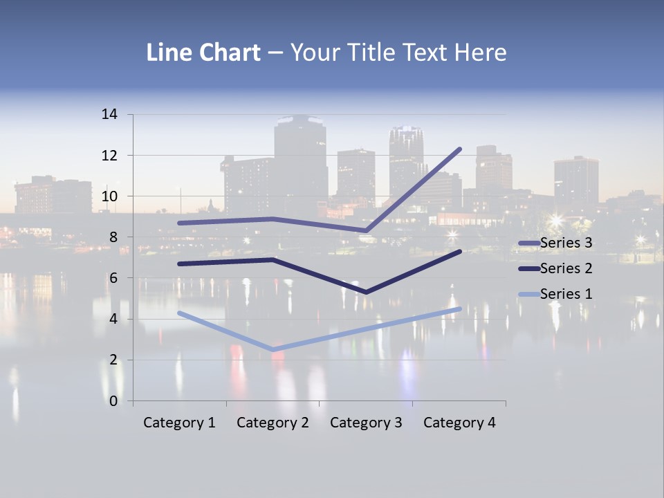 Fall Morning Skyscraper PowerPoint Template