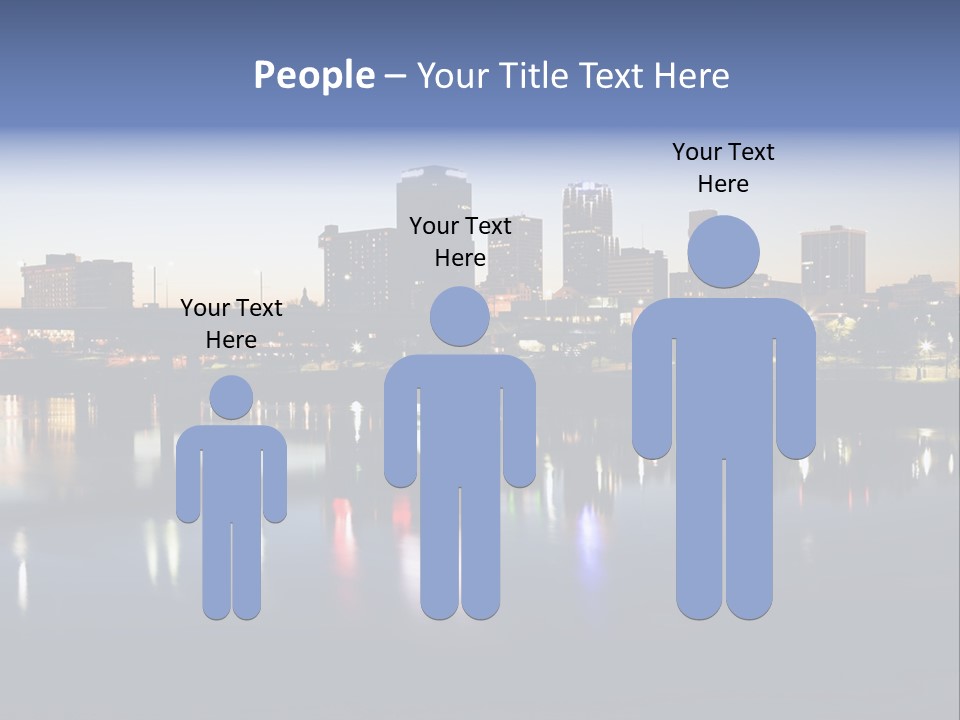 Fall Morning Skyscraper PowerPoint Template