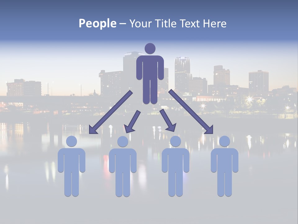 Fall Morning Skyscraper PowerPoint Template