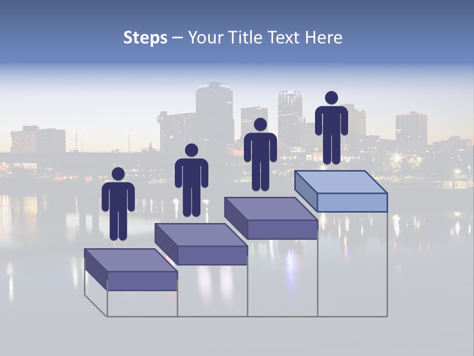 Fall Morning Skyscraper PowerPoint Template