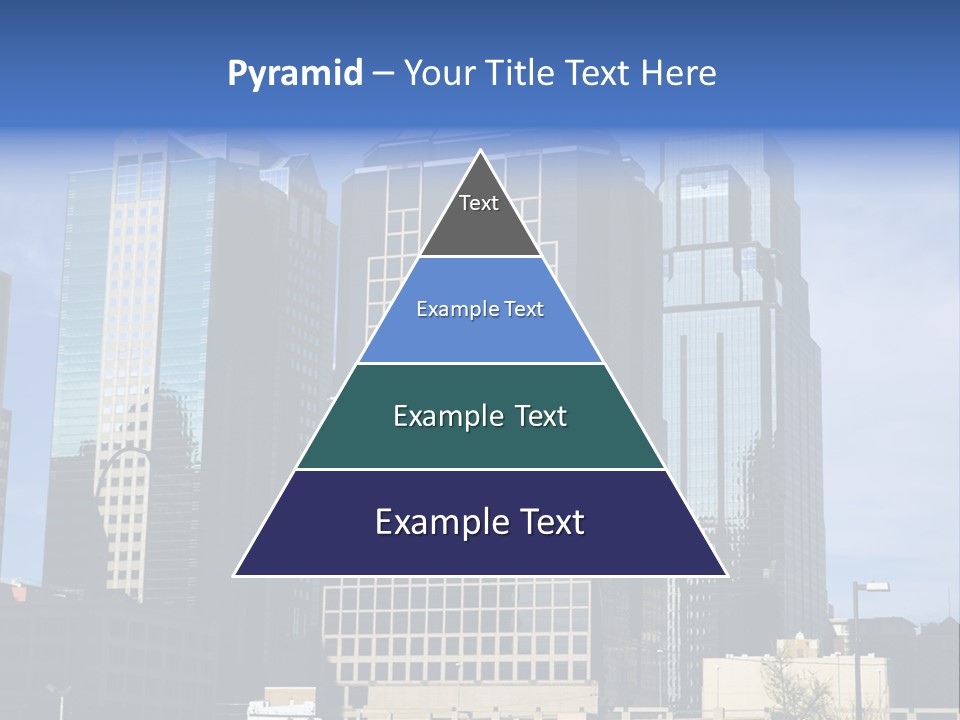 Sunset Architecture Downtown PowerPoint Template