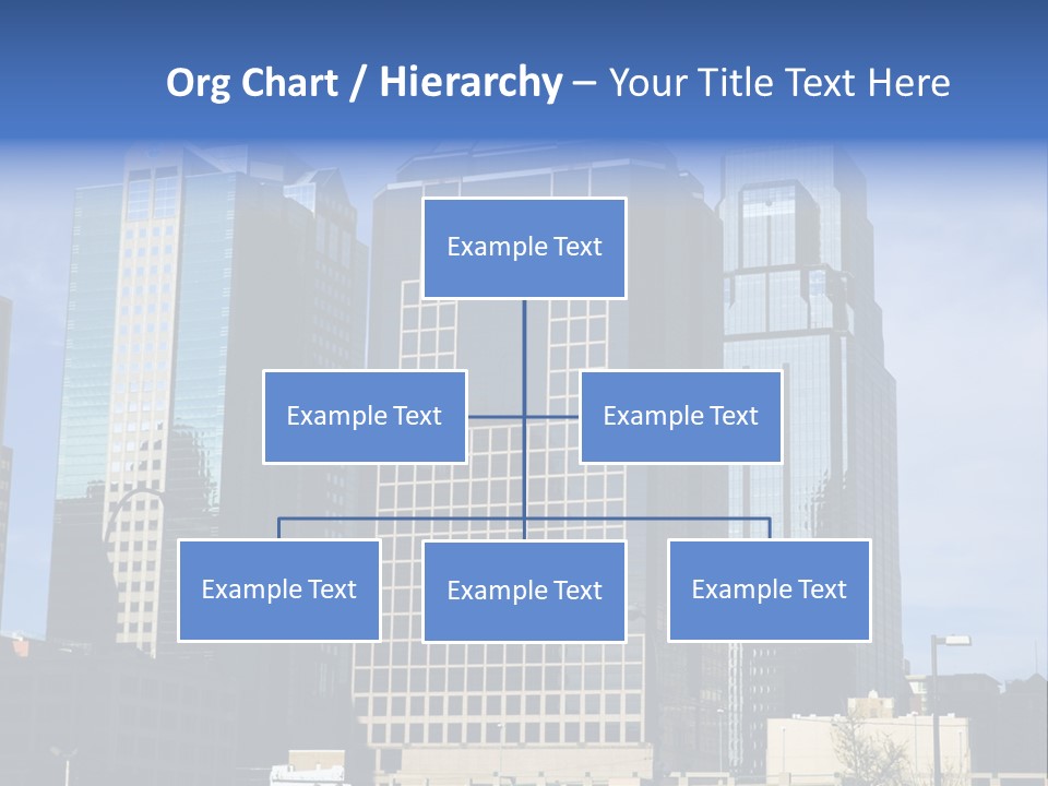 Sunset Architecture Downtown PowerPoint Template